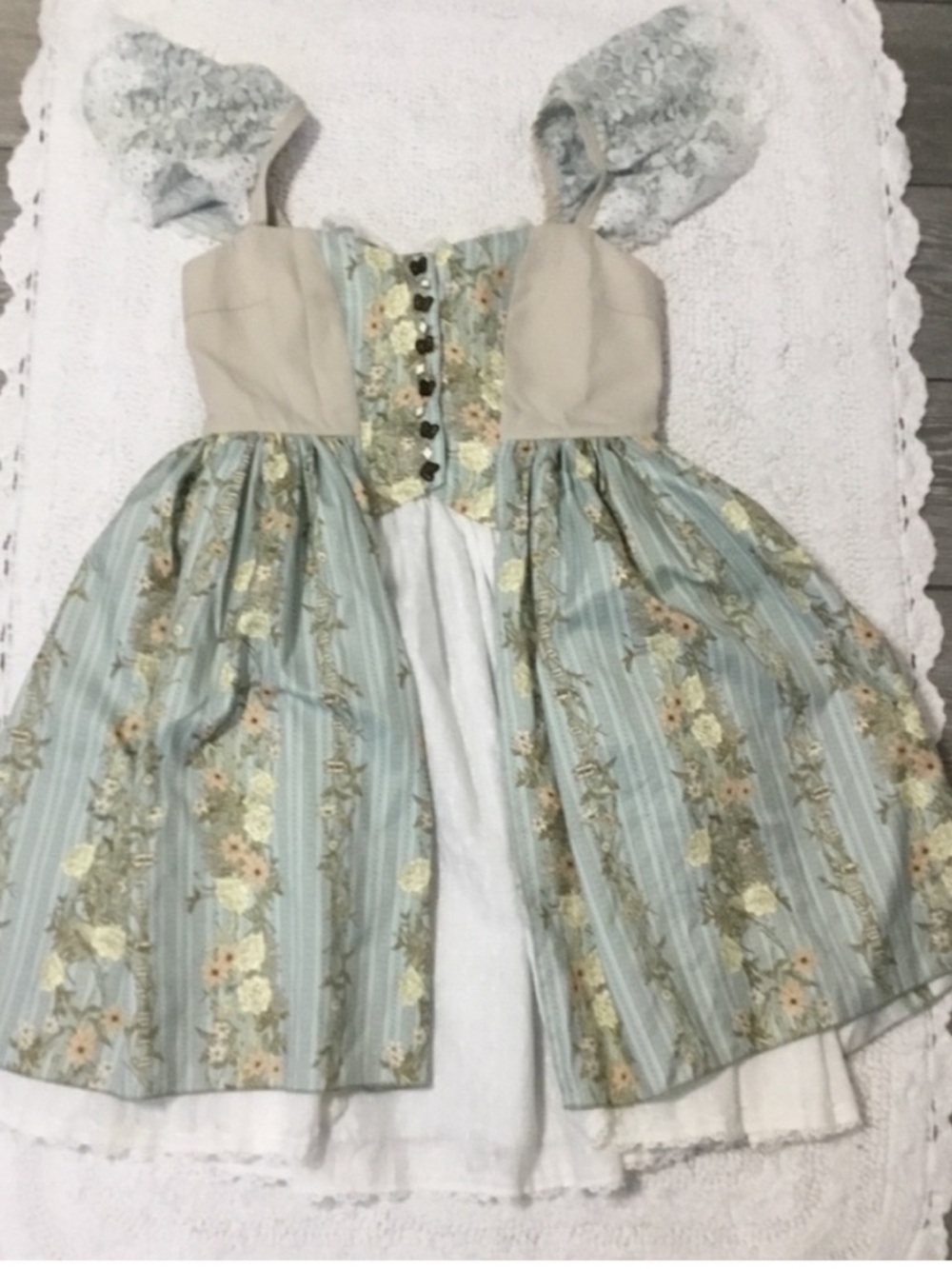 Neo- Ludwig Snap Front Corset Smock Apron Dress Festival BabyDoll Castle…